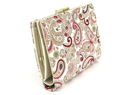 Paisley (Ruby) Square Billfold with Clasp