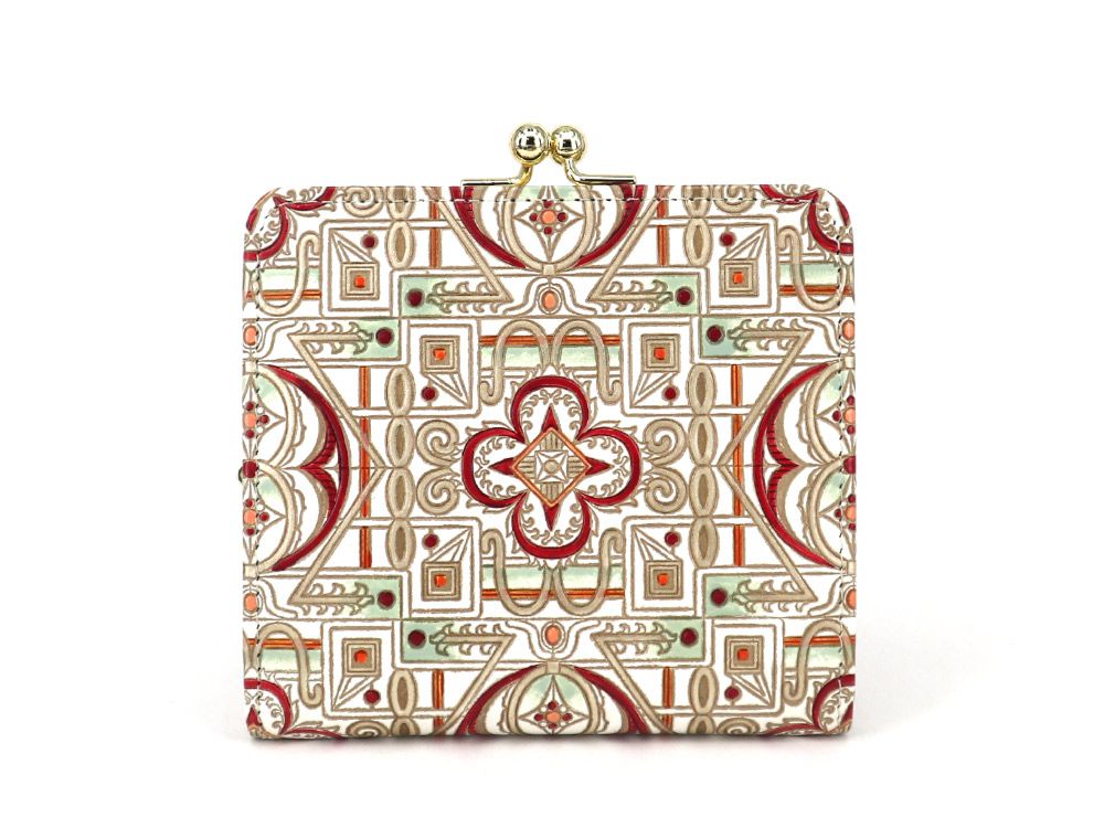 Miyabi (Red) Square GAMAGUCHI Clasp Purse