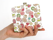 AME - Japanese Candy (Pink - Limited Ed.) Square GAMAGUCHI Clasp Purse