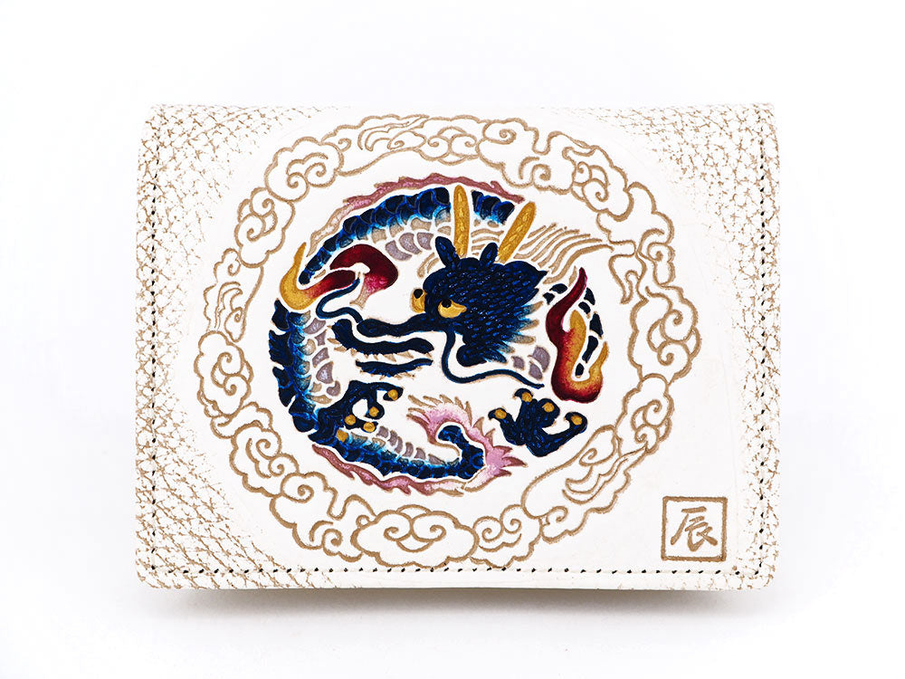 Flying Dragon (Navy) Square Coin Purse