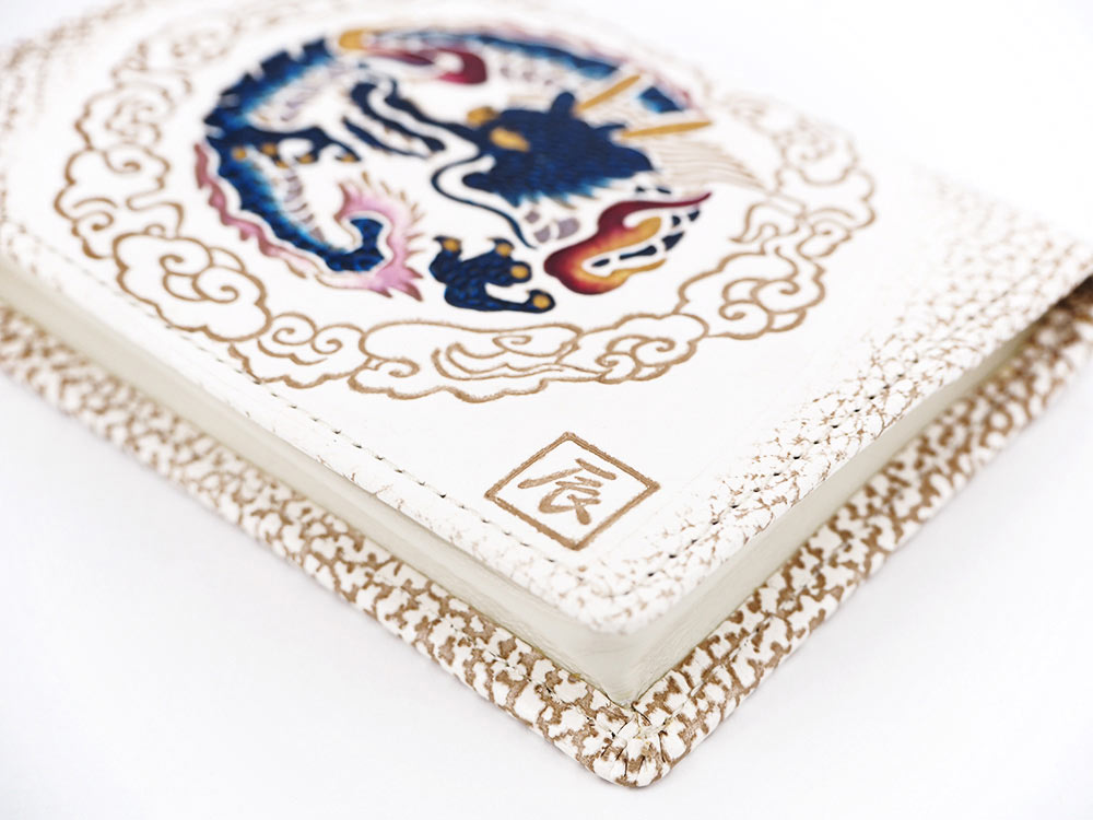 Flying Dragon (Navy) Square Coin Purse