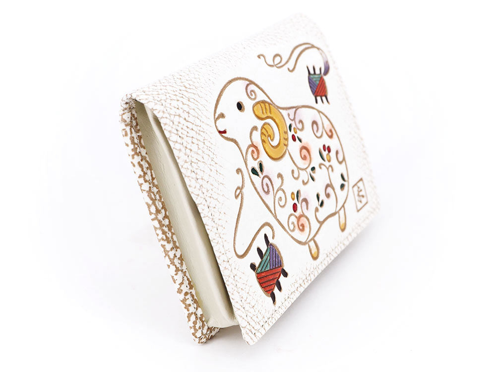 Arabesque Sheep Square Coin Purse
