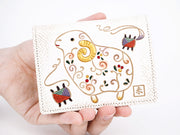 Arabesque Sheep Square Coin Purse