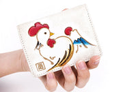 Chinese Zodiac: Rooster Square Coin Purse