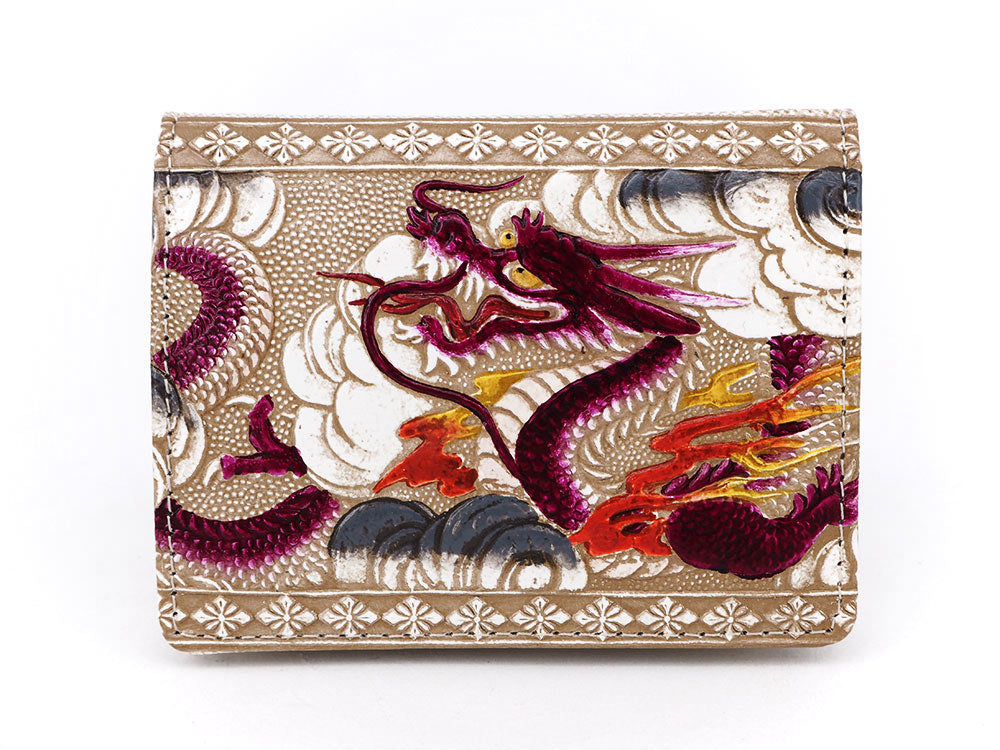 Dragon (Wine) Square Coin Purse