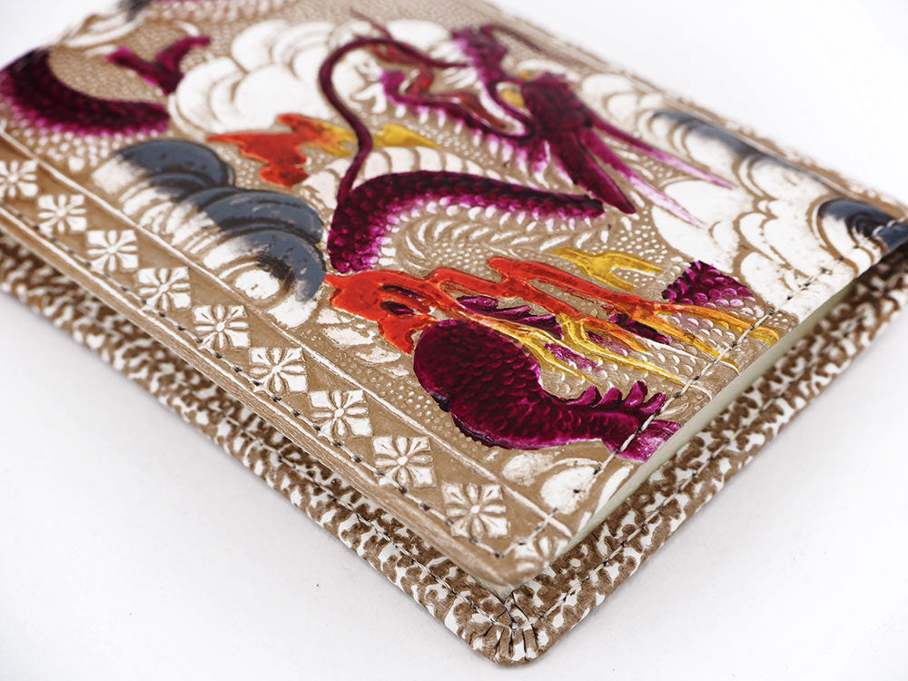 Dragon (Wine) Square Coin Purse