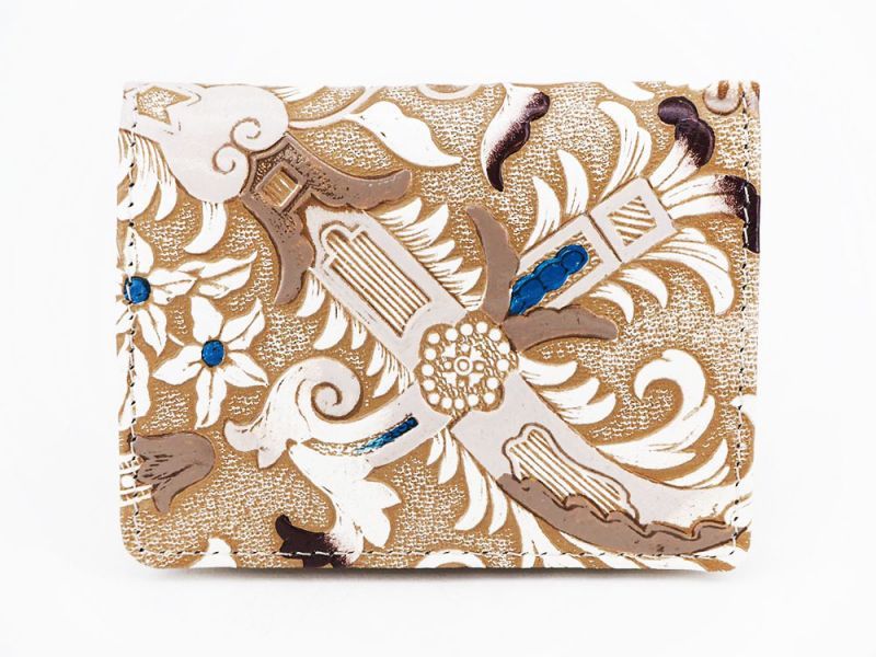 Arabesque (Brown) Square Coin Purse