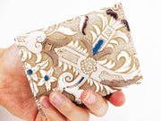 Arabesque (Brown) Square Coin Purse