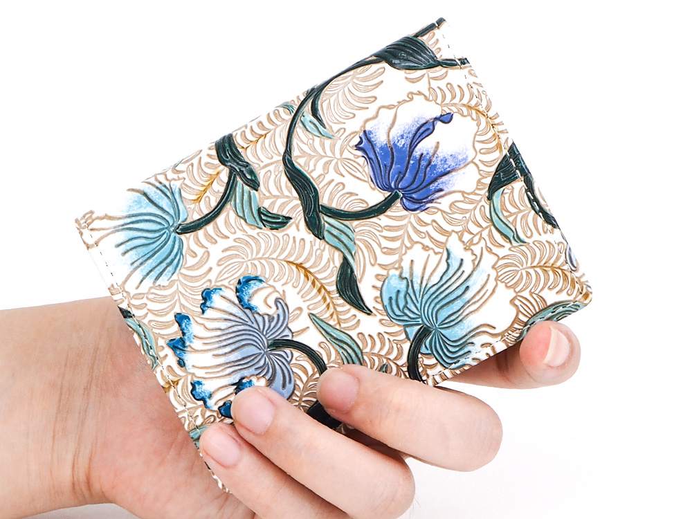 North Garden (Turquoise) Square Coin Purse