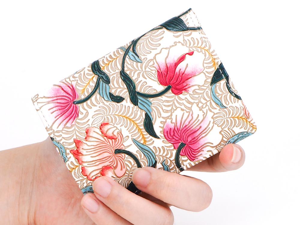 North Garden (Coral) Square Coin Purse