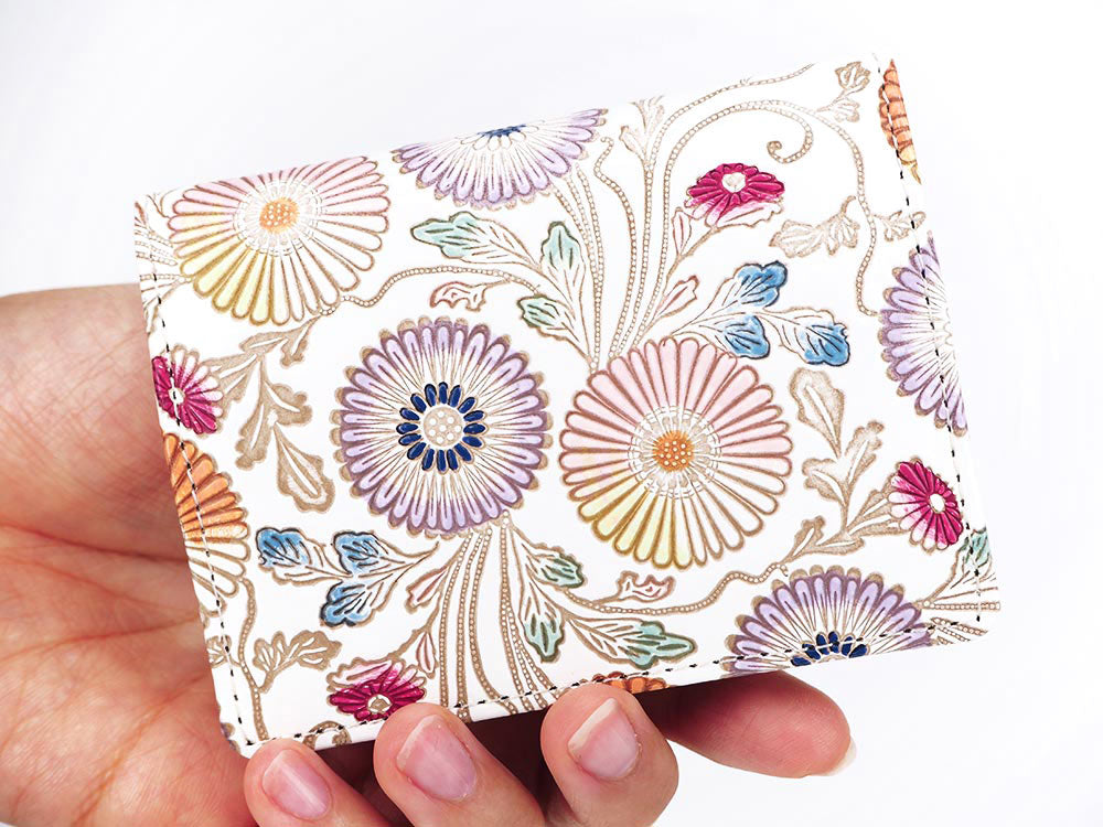 SARASAGIKU - Chrysanthemum Square Coin Purse