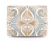 Rocaille (Blue) Square Coin Purse