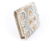 Rocaille (Blue) Square Coin Purse