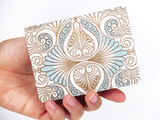 Rocaille (Blue) Square Coin Purse