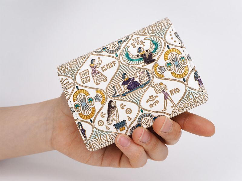 Egyptian Design (#1) Square Coin Purse