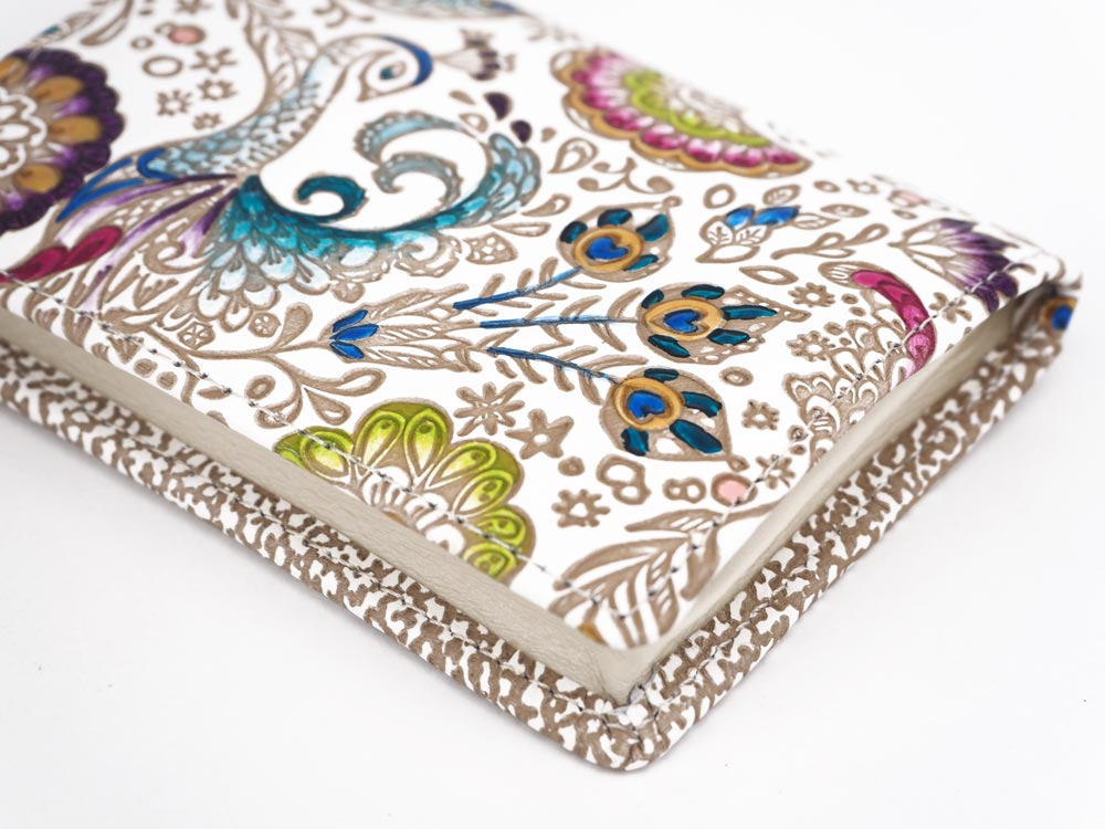 Peacock Square Coin Purse
