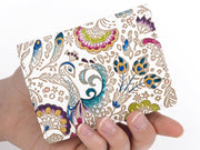 Peacock Square Coin Purse