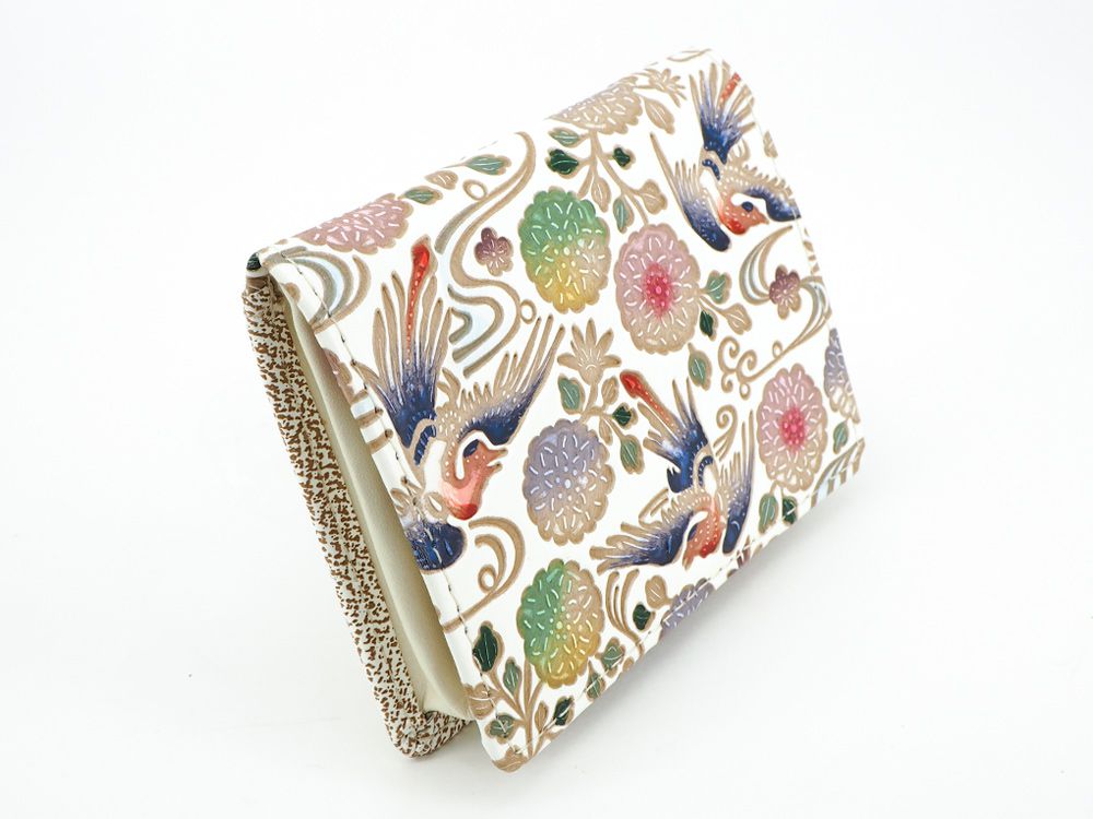 KACHO - Birds and Flowers Square Coin Purse