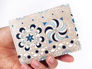 KINSHA - Persia Tiles (Blue) Square Coin Purse