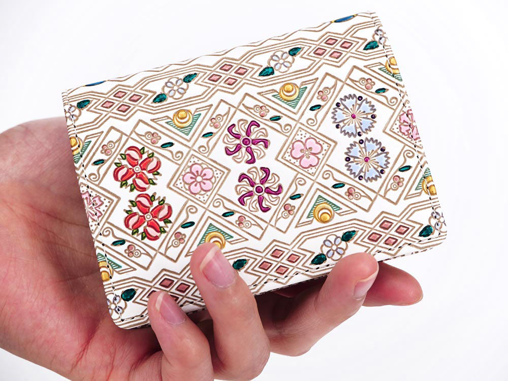 HANABISHI - Traditional Flower Patterns Square Coin Purse