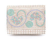 Silver Hearts (Mint Green) Square Coin Purse