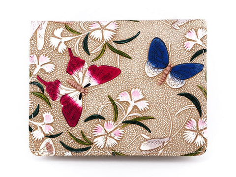 Dianthus Flowers Square Coin Purse