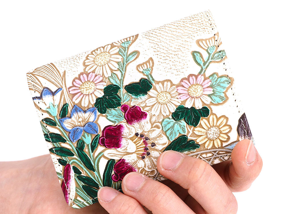Lilies Square Coin Purse
