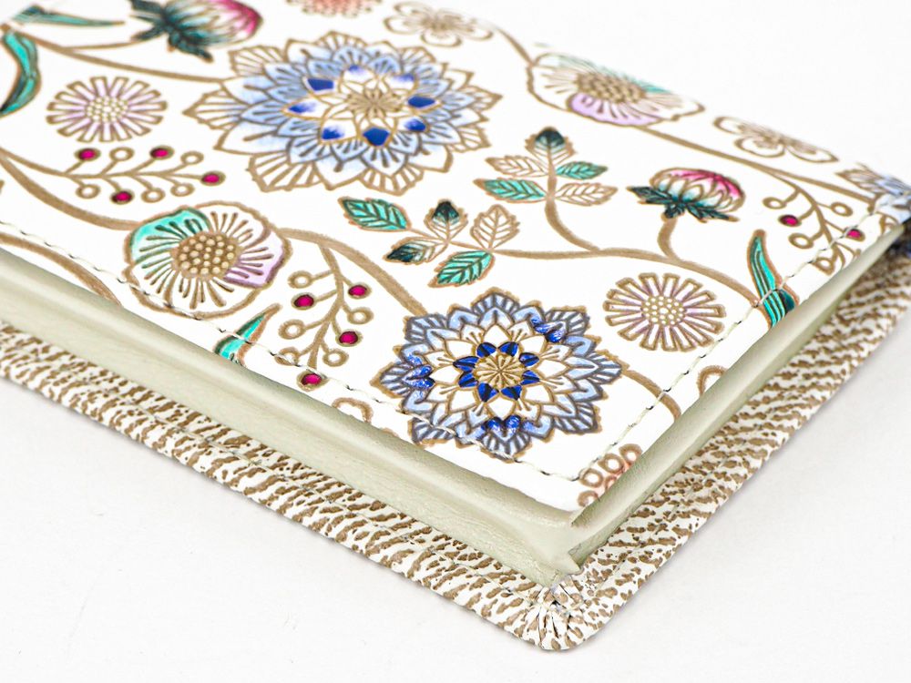 Dahlia (Cobalt Blue) Square Coin Purse