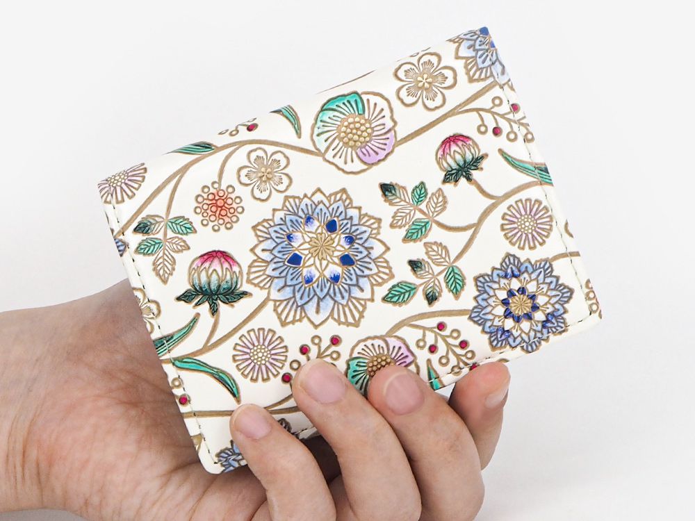 Dahlia (Cobalt Blue) Square Coin Purse