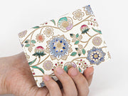 Dahlia (Cobalt Blue) Square Coin Purse