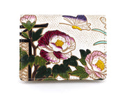 Japanese Peonies Square Coin Purse