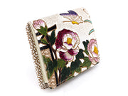 Japanese Peonies Square Coin Purse