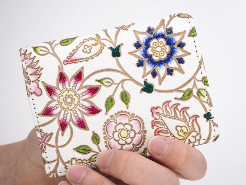 HANASARASA - Floral Chintz Square Coin Purse
