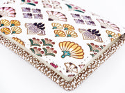 HANAOGI - Flower Fans Square Coin Purse