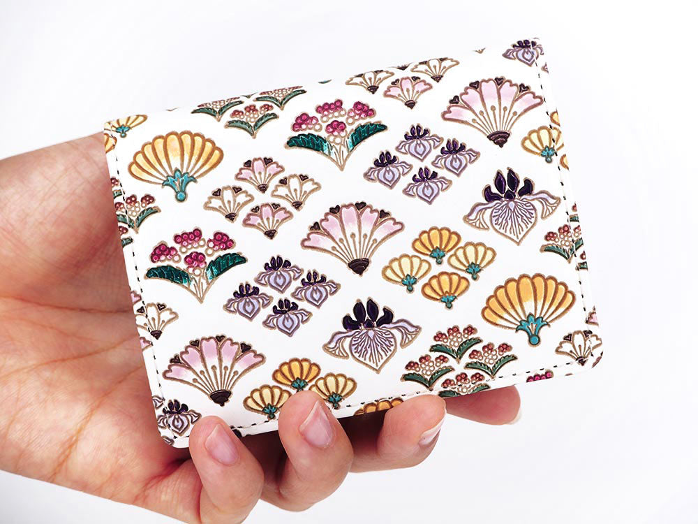HANAOGI - Flower Fans Square Coin Purse