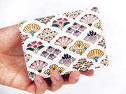 HANAOGI - Flower Fans Square Coin Purse