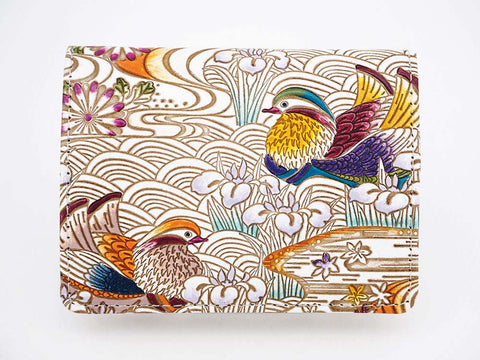 OSHIDORI - Mandarin Ducks Square Coin Purse