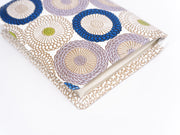 Umbrella Chrysanthemums (Shimmering Blue) Square Coin Purse