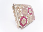 Umbrella Chrysanthemums (Peach Blossom) Square Coin Purse