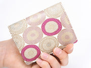 Umbrella Chrysanthemums (Peach Blossom) Square Coin Purse