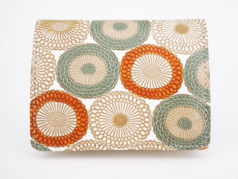 Umbrella Chrysanthemums (Spring Grass) Square Coin Purse