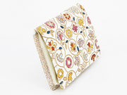 KINKARAKOBANA - Small Golden Flowers Square Coin Purse