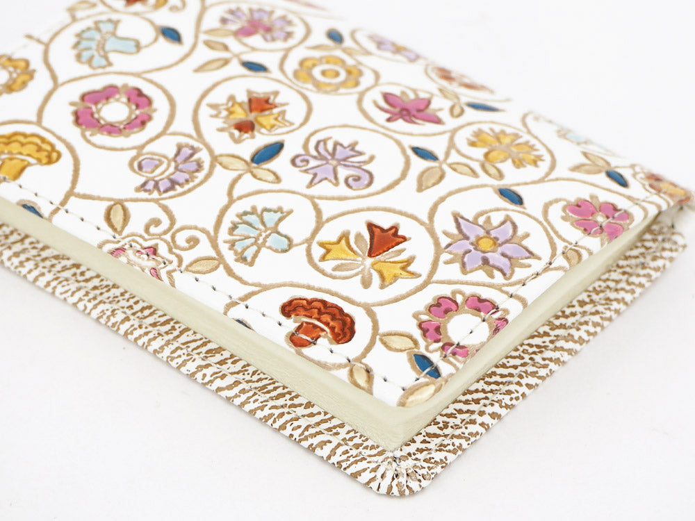 KINKARAKOBANA - Small Golden Flowers Square Coin Purse
