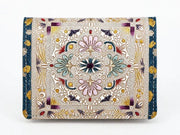 Golden Tapestry Square Coin Purse