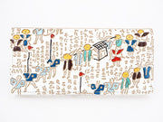 Daimyo Procession with Kanji Long Wallet