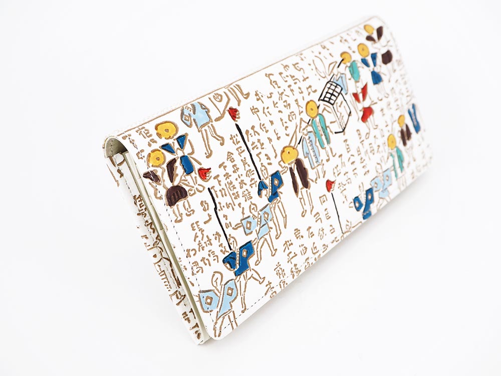 Daimyo Procession with Kanji Long Wallet