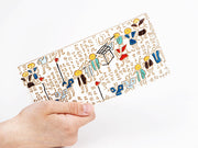 Daimyo Procession with Kanji Long Wallet