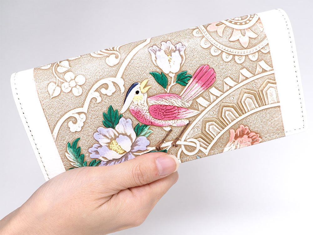 Pink Parrot Long Wallet