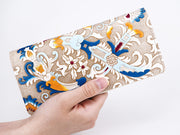 Arabesque (Blue) Long Wallet