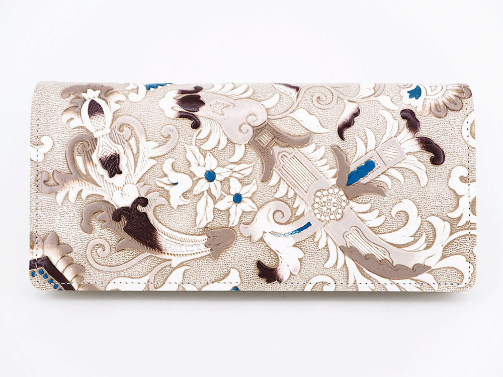 Arabesque (Brown) Long Wallet